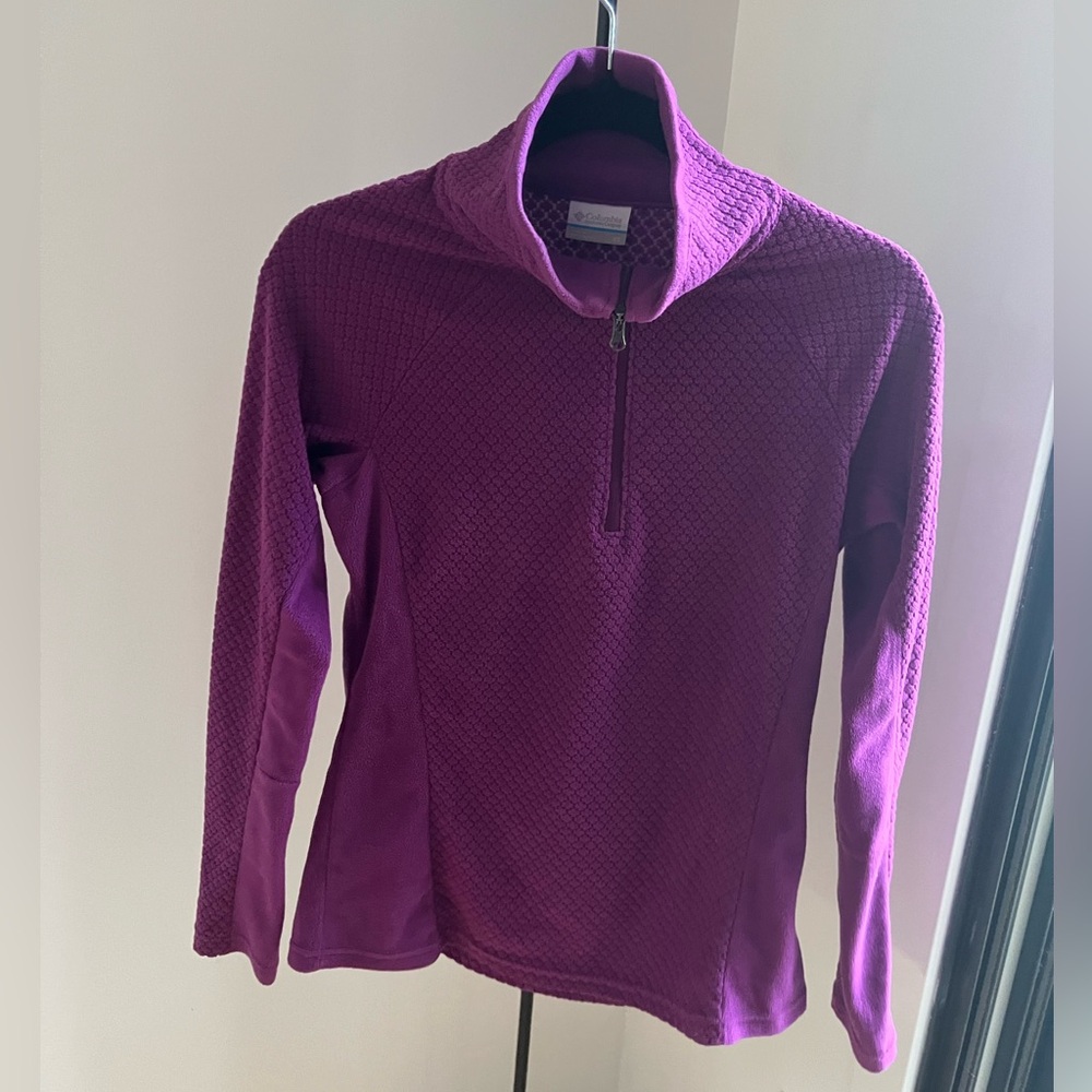 Columbia Women's Cowl Neck Sweater in Purple
